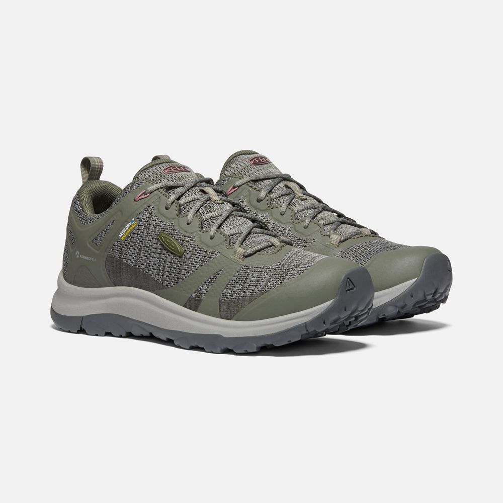 Keen Sneakers Dam Olivgröna - Terradora Ii Waterproof Shoes - 130796MIC